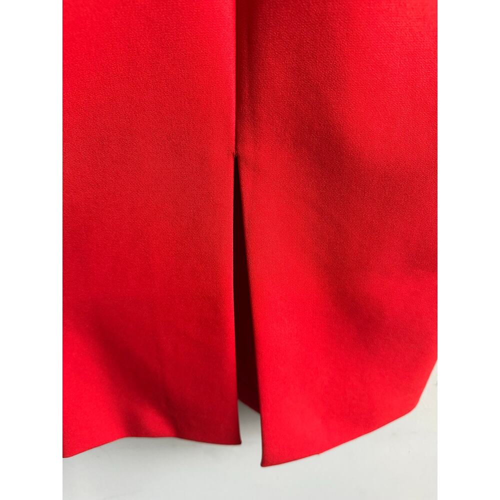 Alice + Olivia Riki Fitted Cutout Dress Fitted Poppy Red 6 - Picture 6 of 12